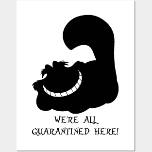 Quarantined with my cat - Crazy Magic cat | Cat lover Posters and Art